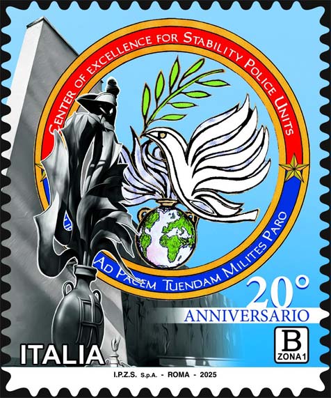 Francobollo Logo del CoESPU -  2025