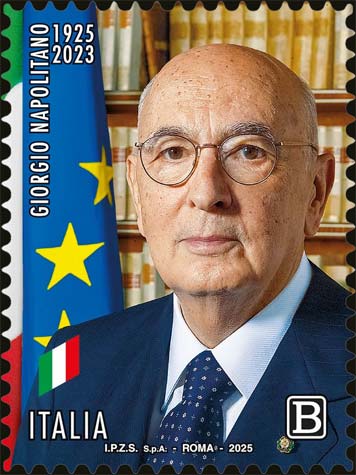 Francobollo Ritratto di Giorgio Napolitano -  2025