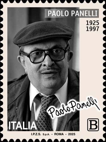 Francobollo Ritratto di Paolo Panelli -  2025