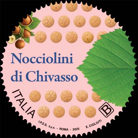 Francobollo Nocciolini di Chivasso -  2025