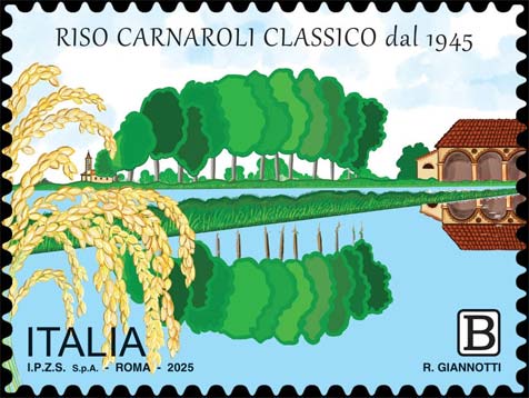 Francobollo Riso Carnaroli -  2025