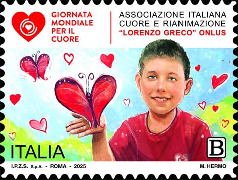 Francobollo Ritratto di Lorenzo Greco -  2025