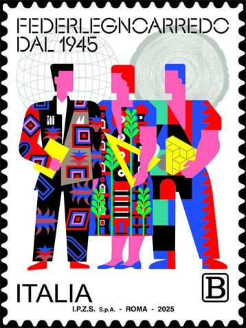 Francobollo Professionisti Stilizzati -  2025