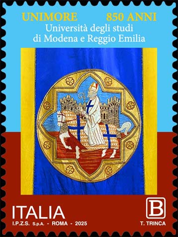Francobollo San Geminiano a Cavallo nell'Atto di Benedire -  2025