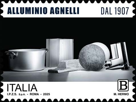 Francobollo Alluminio Agnelli -  2025