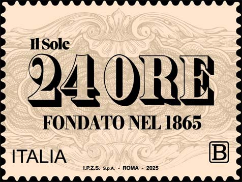 Francobollo Testata del Quotidiano il Sole 24 Ore -  2025