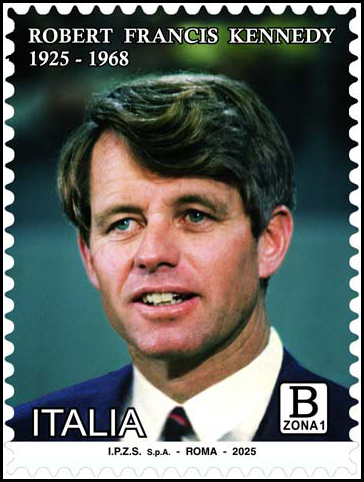 Francobollo Ritratto di Robert Francis Kennedy -  2025