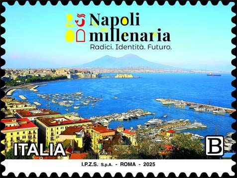 Francobollo Golfo di Napoli e Vesuvio -  2025