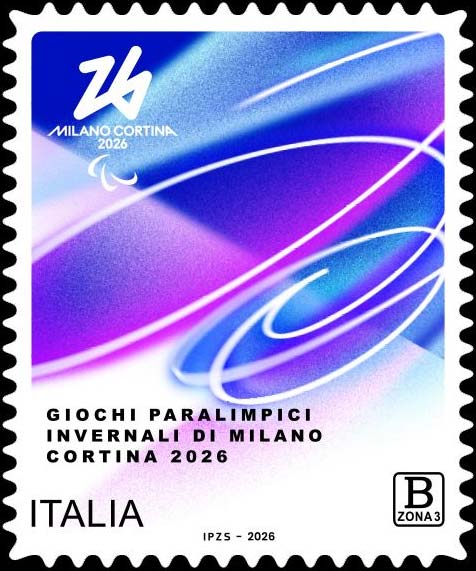 Francobollo Logo delle Paralimpiadi -  2026