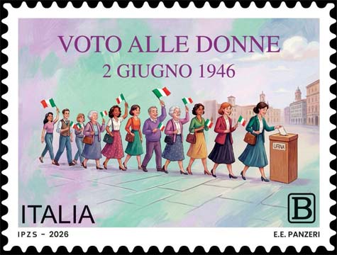 Francobollo Donne in Procinto di Votare -  2026