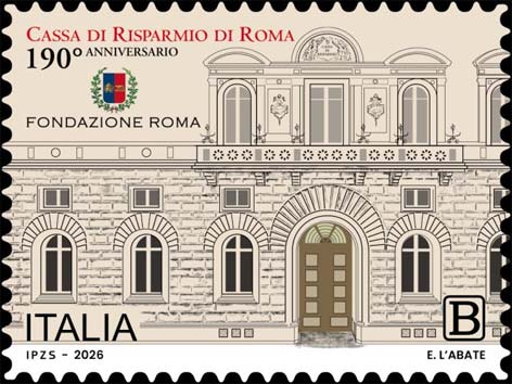 Francobollo Facciata di Palazzo Cipolla -  2026