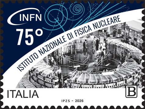 Francobollo Sincrotrone di Frascati -  2026
