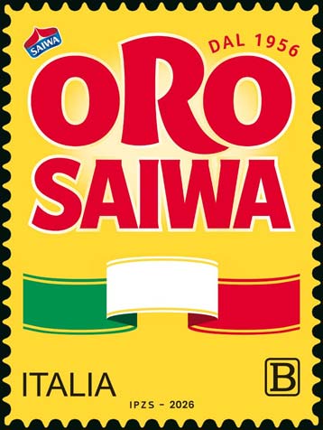 Francobollo Oro Saiwa -  2026