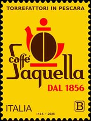 Francobollo Saquella Caffè -  2026