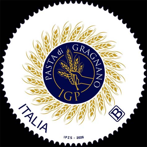 Francobollo Marchio della Pasta di Gragnano IGP -  2026