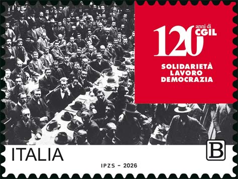 Francobollo Congresso Costitutivo della CGIL del 1906 -  2026