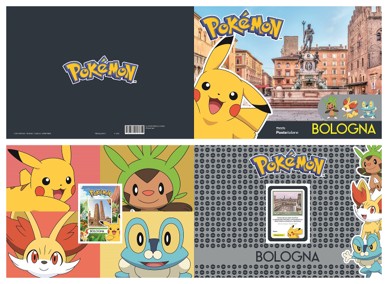Francobollo Pokémon Bologna -  2022