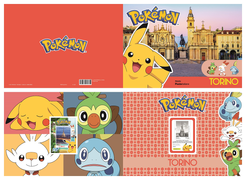 Francobollo Pokémon Torino -  2022