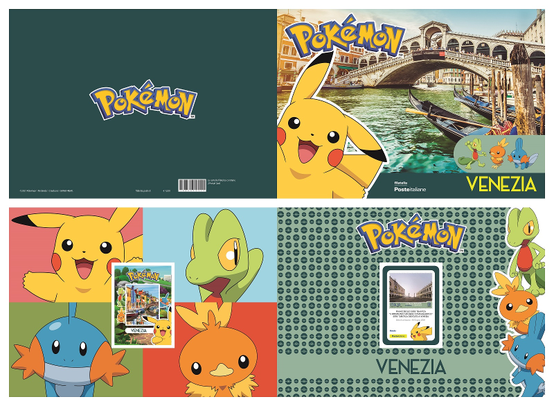 Francobollo Pokémon Venezia -  2022